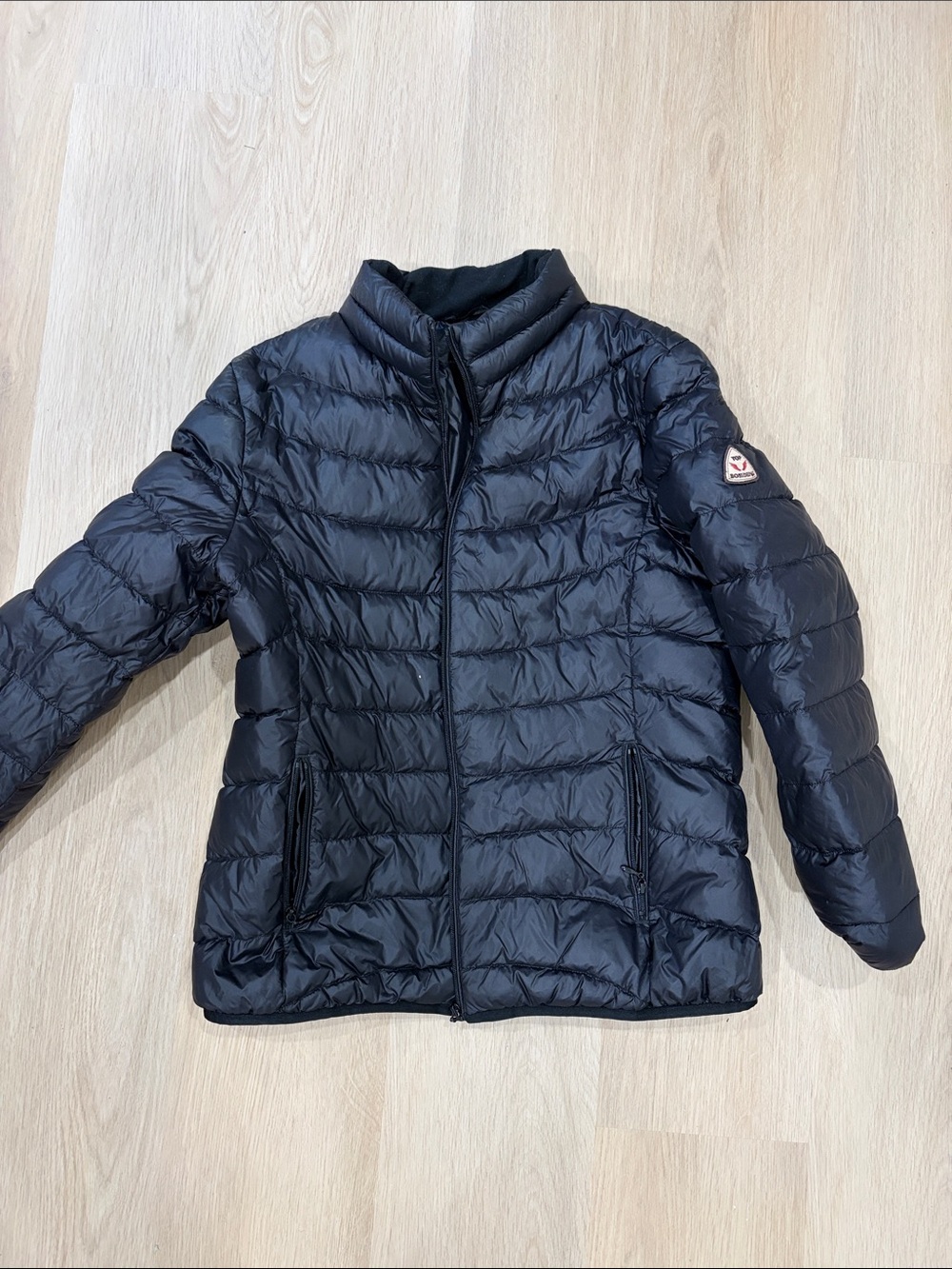 Woman PUFFER Black Quilted Jacket - Lightweight Insulated